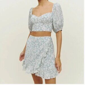 Reformation Sinead Floral Two-Piece Set - Size 2 - 4